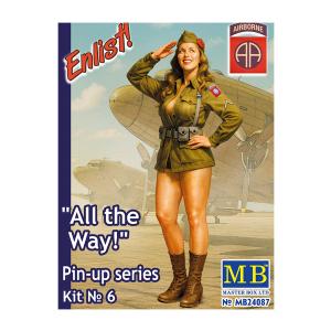 マスターボックス 1/24 ピンナップガールシリーズ No.6 アーミーユニフォーム・全開！ プラモデル MB24087 【4月予約】