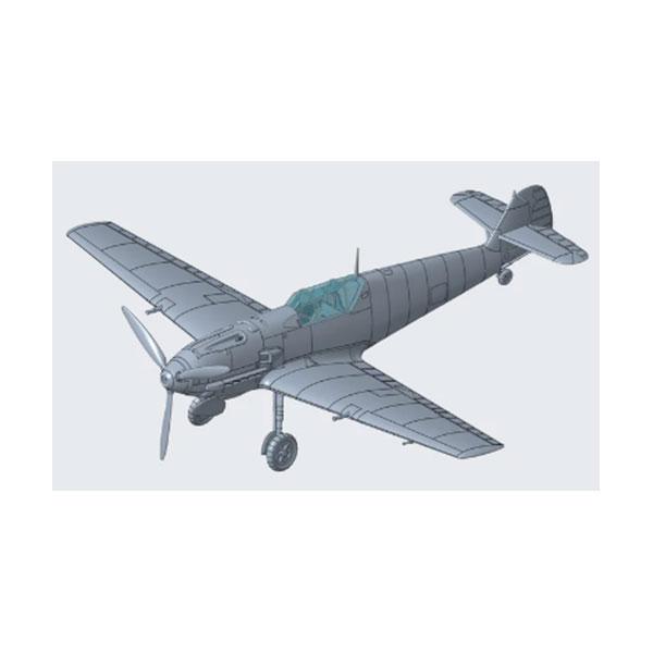 ドイツレベル 1/72 メッサーシュミット Bf109E-3 “エミール” 完全新金型 プラモデル ...