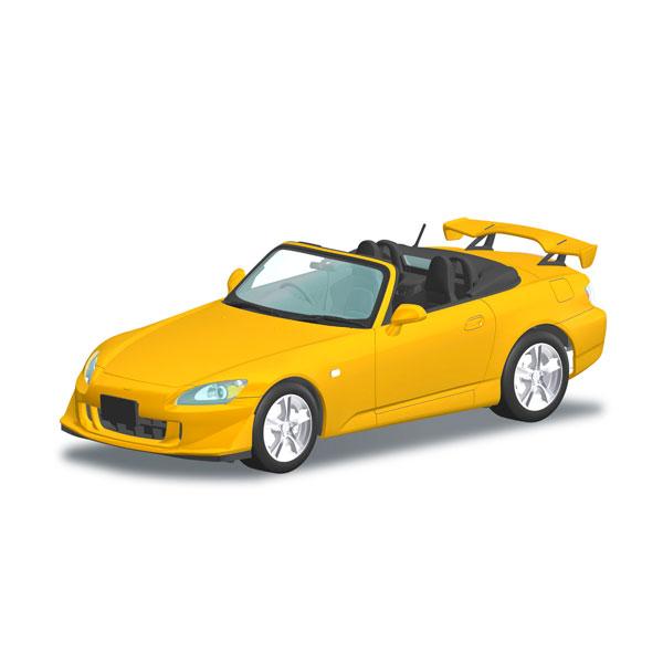 アオシマ 1/24 楽プラ スナップカー ホンダ S2000 AP2 TYPE S 2007 ニュー...
