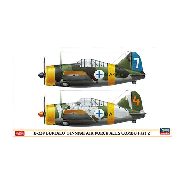 再販 ハセガワ 02229 1/72 B-239 バッファロー フィンランド空軍 エーセスコンボ パ...