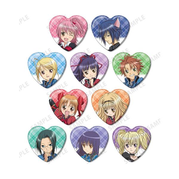 送料無料◆アルマビアンカ TVアニメ『しゅごキャラ！』 トレーディングハート型缶バッジ vol.3 ...