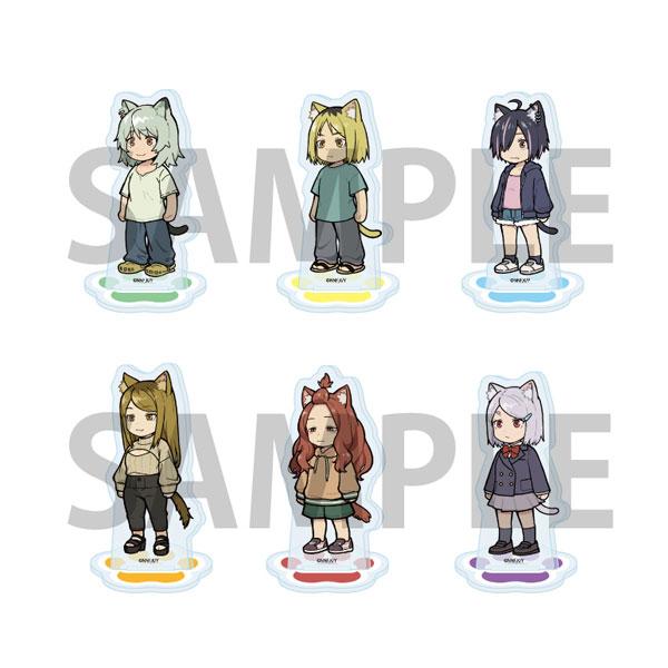 送料無料◆アクリルぷちスタンド 「TVアニメ『ヤニねこ』」 01/コンプリートセット(全6種) (公...