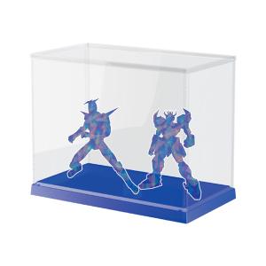 ホビーベース K104MB モデルカバープラス 横長 マリンブルークリア