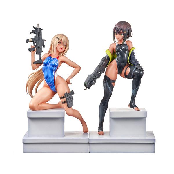 送料無料◆ENSOUTOYS 1/7 『ARMS NOTE』 水泳部の部長ちゃんとコウハイちゃんセッ...