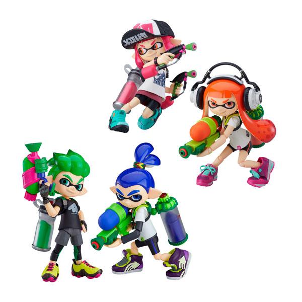 送料無料◆figma Splatoon スプラトゥーン 2種セット (ガール DXエディション/ボー...