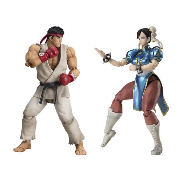 送料無料◆S.H.Figuarts ストリートファイターシリーズ 2種セット (リュウ -Outfi...