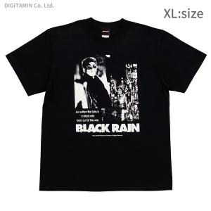 YUTAS ブラック・レイン MATSUDA YUSAKUポスター Tシャツ ブラック (XLサイズ) ◆ネコポス送料無料 （ZG69995）｜digitamin