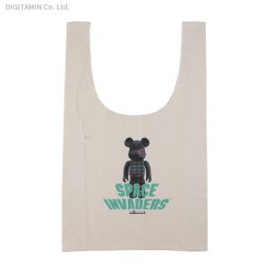 送料無料◆メディコム・トイ MLE SPACE INVADERS シリーズ SHOPPING BAG NATURAL 21MLE-SI-OT-01（ZG93551）｜digitamin