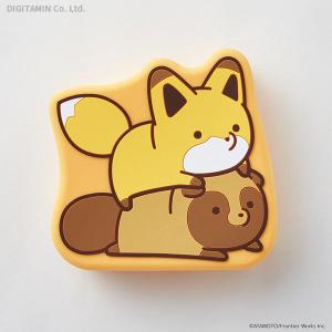 タヌキとキツネ シリコンポーチ カルチュア エンタテインメント
