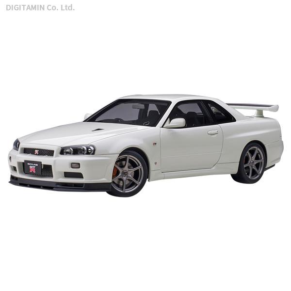 送料無料◆オートアート 1/18 日産 スカイライン GT-R （R34） Vスペック II （ホワ...