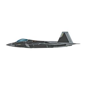 送料無料◆ホビーマスター 1/72 F-22 ラプター “シンビオート塗装” 完成品 HA2828 （ZM124028）｜digitamin