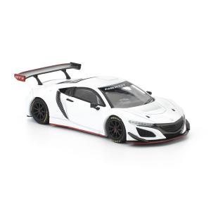 POP RACE 1/64 ホンダ NSX GT3 EVO22 - ホワイト ミニカー PR640280 （ZM149566）