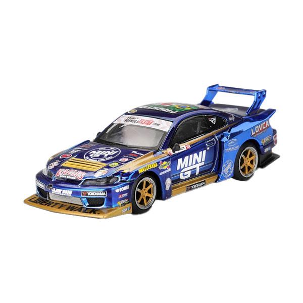 MINI-GT 1/64 Nissan シルビア (S15) LB-Super Silhouette...