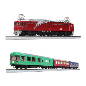 送料無料◆セット販売 1-323/3-522 KATO カトー (HO) EF81 81 北斗星色＋24系 (夢空間) 3両セット HOゲージ 鉄道模型（ZN108713）｜digitamin