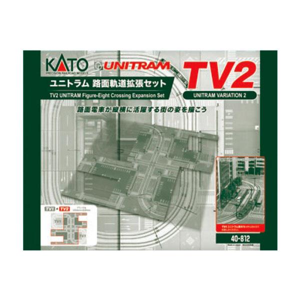送料無料◆40-812 KATO カトー TV2 ユニトラム路面軌道拡張セット Nゲージ 鉄道模型（...