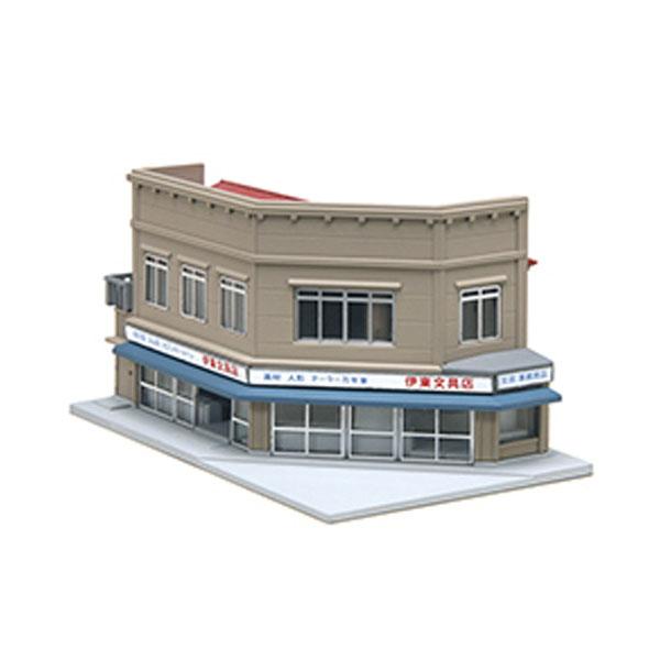 23-477 KATO カトー 看板建築の角店2 (石積み・左) Nゲージ 鉄道模型（ZN12027...