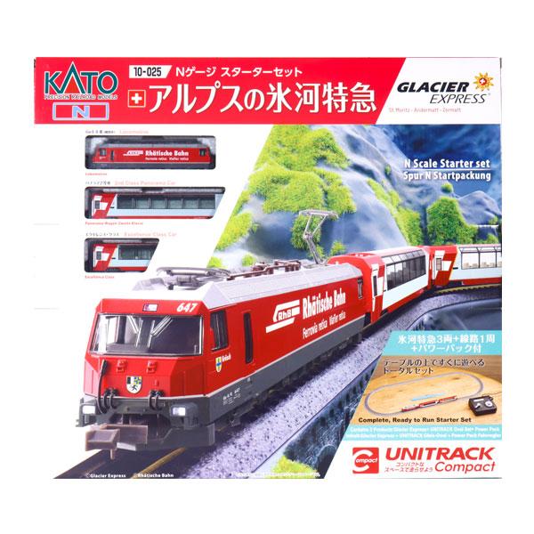送料無料◆10-025 KATO カトー Nゲージスターターセット アルプスの氷河特急 Nゲージ 鉄...