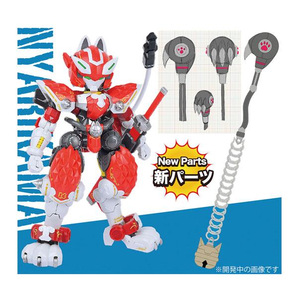送料無料◆プラッツ/XIAOT 1/60 超高機動装甲・猫忍者 C.A.T-03 突撃戦場司令機 火...