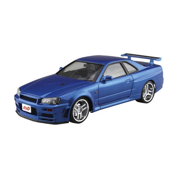 アオシマ 頭文字D 1/24 星野 好造 BNR34 スカイラインGT-R  プラモデル No.9 ...