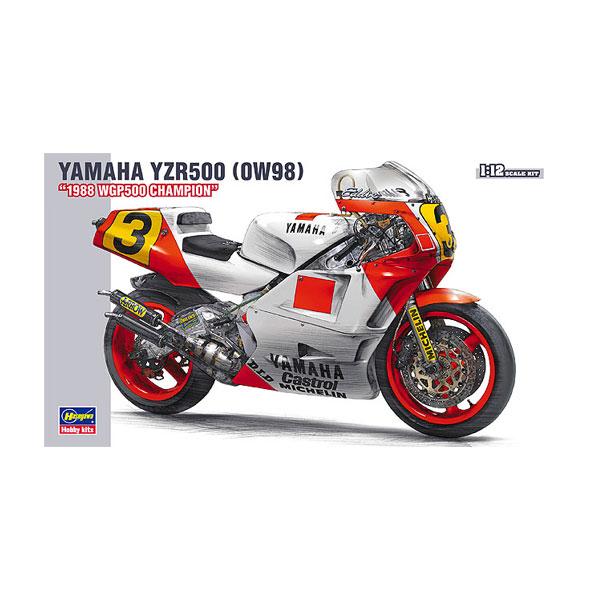 ハセガワ 1/12 ヤマハ YZR500 (0W98) “1988 WGP500 チャンピオン” プ...