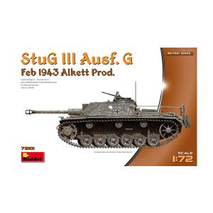 ミニアート 1/72 III号突撃砲 Ausf.G アルケット社製 1943年2月 プラモデル MA72101 （ZS123416）｜digitamin