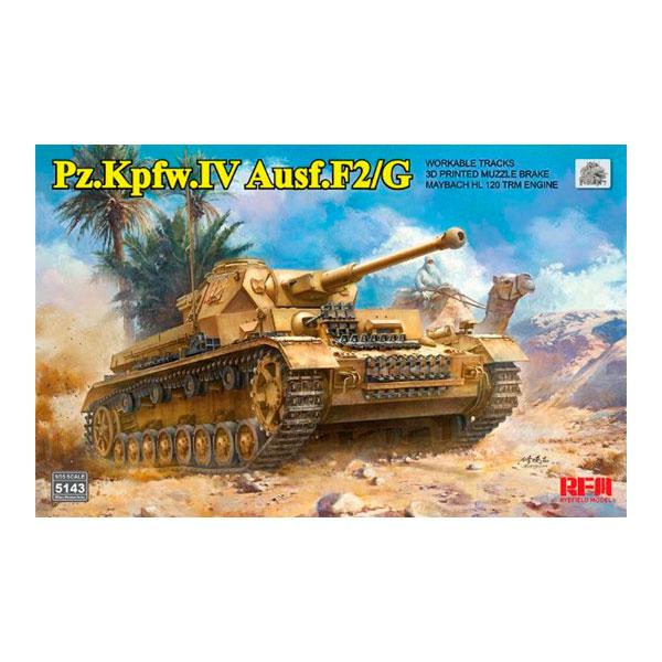 送料無料◆ライフィールドモデル 1/35 IV号戦車 F2/G型 w/連結組立可動式履帯 プラモデル...