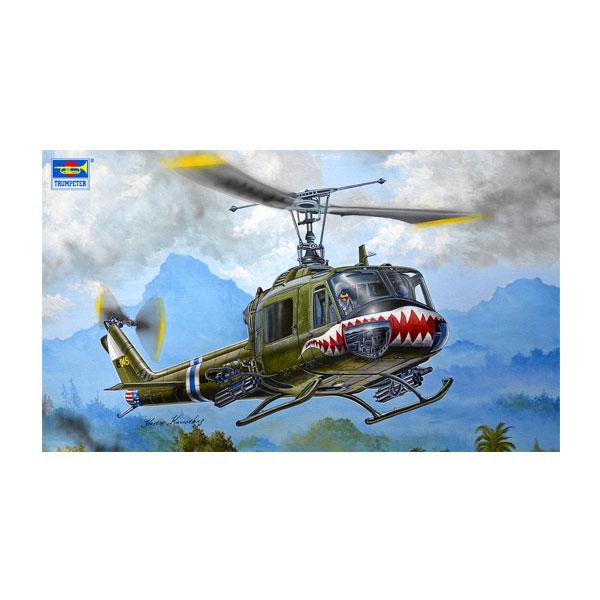トランぺッター 1/35 UH-1B ヒューイ ガンシップ プラモデル 05112 （ZS15536...