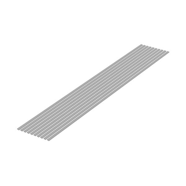 WAVE OM-483 プラ＝材料 (グレー) 細切り板 1.0×3.0mm 10本入 プラ板 （Z...