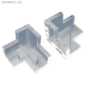 シモムラアレック AL-K93 透明アクリル製 3方直角出し「角三（かくさん）」 工具 （ZV56576)｜digitamin