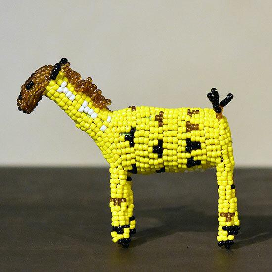 モンキービズ　サウスアフリカ　ビーズ細工 ビーズドール アニマル インテリア 置物　MONKEYBI...