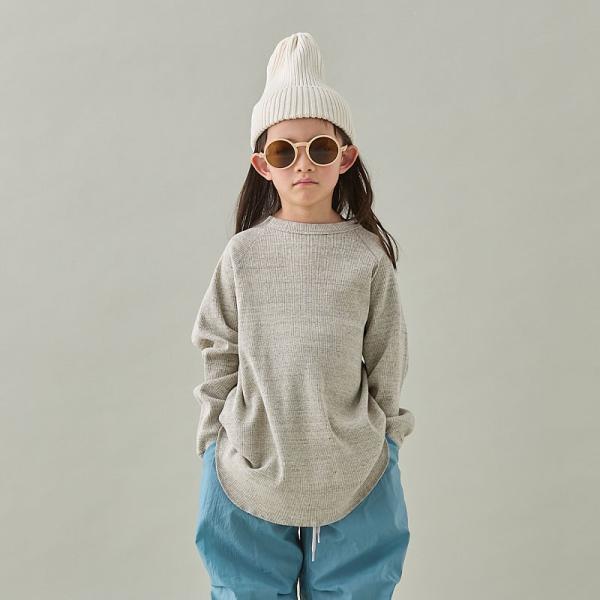 MOUN TEN. マウンテン ロングスリーブTシャツ ロンT 子供服 eco rib longsl...