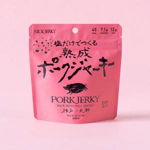 NICK JERKY ニックジャーキー 塩だけでつくる熟成ポークジャーキー 12g　おつまみ ギフト おしゃれ｜digstore