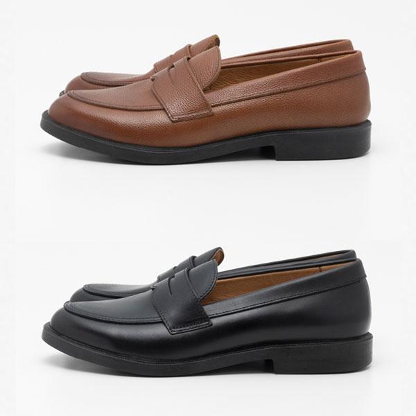 ムーンスター スクーラー ローファー ブラウン 革靴 通学 学生 レザーシューズ ローカット メンズ...