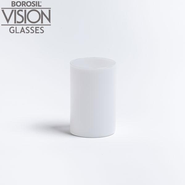 VISION GLASS（ヴィジョングラス） グラス M　ホワイト 耐熱 直火OK ガラス 食器 容...