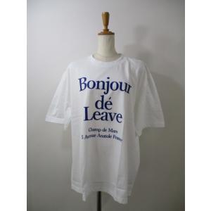 アカウント AccountBonjour Tシャツ-wht