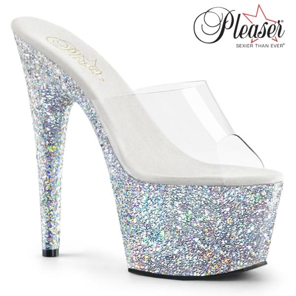 キャバ ヒール ミュール サンダル 厚底 Pleaser プリーザー 18 cm ヒール ハイヒール...