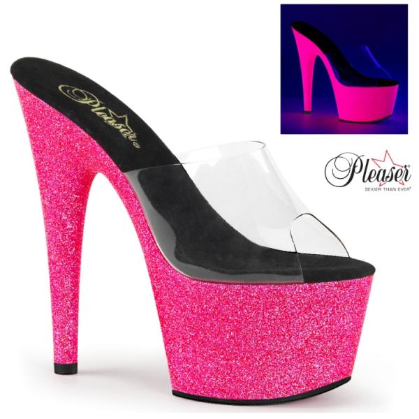 キャバ ヒール ミュール サンダル 厚底 Pleaser プリーザー 18 cm ヒール ハイヒール...