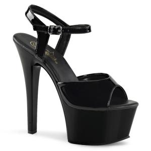Pleaser（プリーザー） ショートブーツ 厚底 20cm ヒール 黒 ブラック