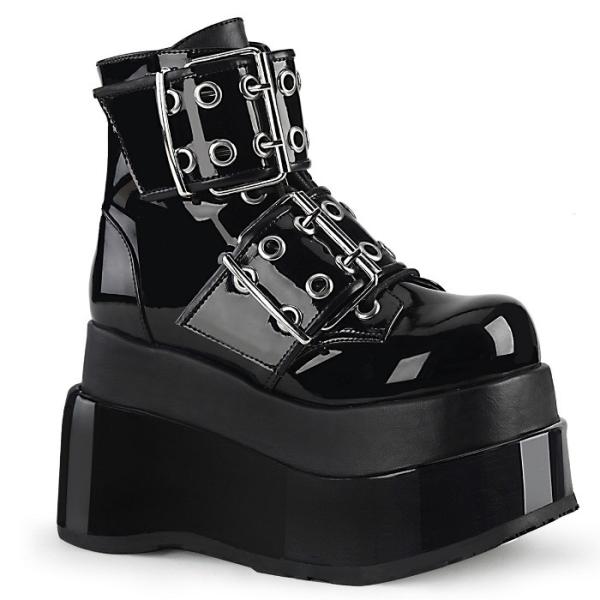 demonia デモニア 厚底 ショートブーツ ブーティ レディース メンズ 11.5 cm ヒール...