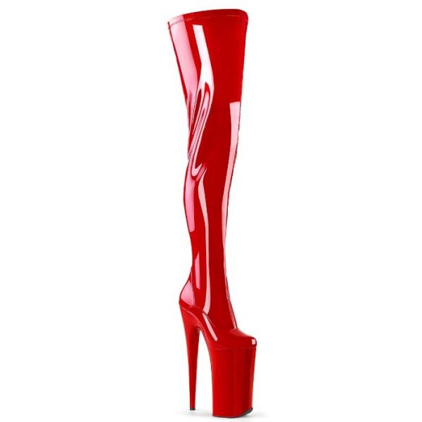 Pleaser プリーザー ニーハイブーツ サイハイブーツ 25.5 cm ヒール 厚底 ハイヒール...