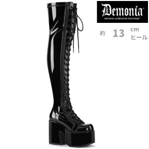 Pleaser（プリーザー） demonia デモニア サイハイブーツ 厚底