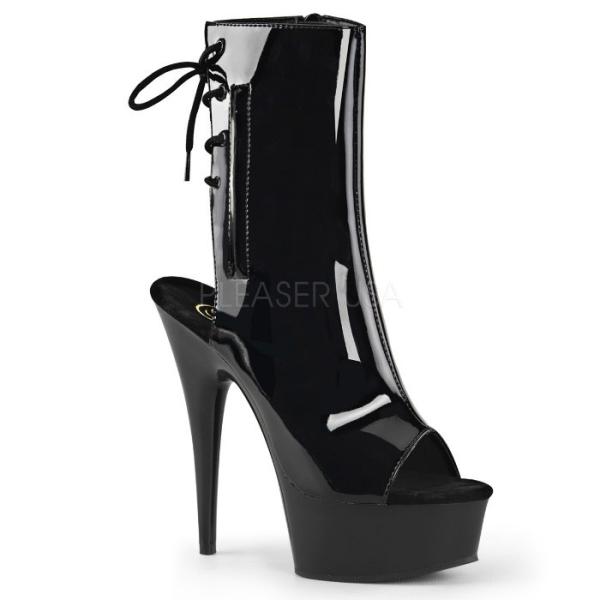 ショートブーツ ブーティ 厚底 Pleaser プリーザー 15 cm ヒール ブーツサンダル オー...