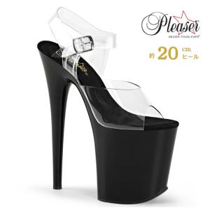 Pleaser（プリーザー） クリアヒール サンダル 厚底 18cm ヒール