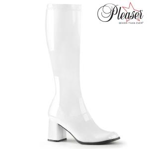 ロングブーツ レディース メンズ ローヒール ストレッチ