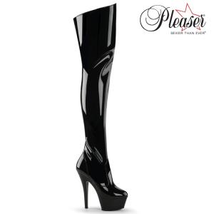 Pleaser（プリーザー） ヒールスニーカー 厚底 15 cm ヒール 黒