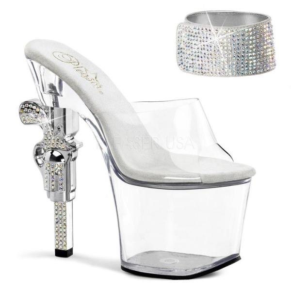 Pleaser プリーザー ミュール サンダル キャバ ヒール 厚底 レディース メンズ 18 cm...