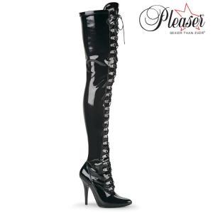 Pleaser（プリーザー） ハイヒール ショートブーツ 黒 ブラック