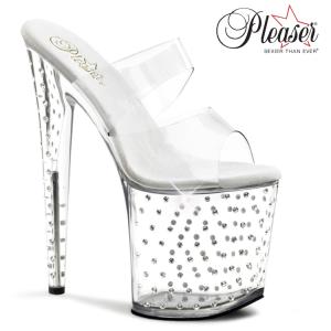 Pleaser（プリーザー） キャバ ヒール クリア サンダル 厚底 18 cm