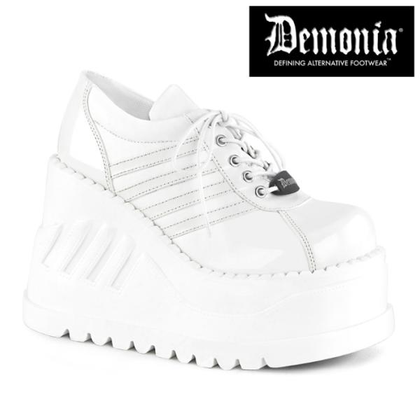 demonia デモニア 厚底 スニーカー ハイソール レディース メンズ 12 cm ヒール ウェ...