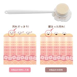ボディブラシ 背中 ボディーブラシ 背中 3w...の詳細画像4